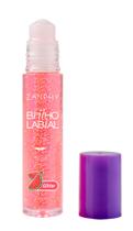 Brilho Labial Rollon Linha Labios Morango com Glitter Zanphy
