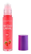 Brilho Labial Rollon Linha Lábios - Morango Zanphy