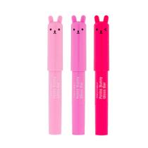 Brilho labial TONYMOLY Petit Bunny de longa duração, pacote com 3 unidades femininas