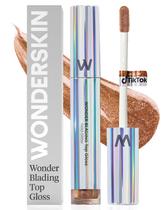 Brilho labial Wonderskin Blading Top Gloss Gold Glitter