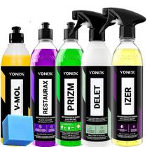 Brilho, Proteção e Cuidado Tudo no Kit Vonixx Restaurax V Mol Prizm Izer Delet Brilho, Proteção e Cuidado Tudo no Kit Vonixx Restaurax V Mol Prizm Izer Delet