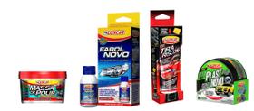 Brilho Total Massa Polir+Tira Riscos+Farol Novo+Renovador