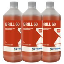 Brill 60 Abrilhantador Restaurador De Carburador 1L - Kit 3