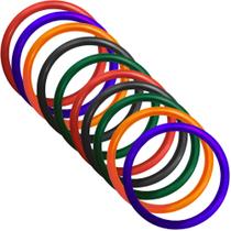 Brincadeira Acerte O Alvo Kit 10 Argolas Coloridas