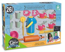 Brincadeira de Casinha Doce Lanchinho 26 Peças Nig