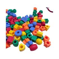 Brincadeira Educativa De Montagem De Pulseira Com Formas Geométricas DIY Para Crianças