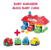 Brincadeira Infantil Baby Garagem com 7 Carrinhos Bebês
