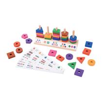 Brincadeira Pedagógica Jogo Madeira para Somar geomat game