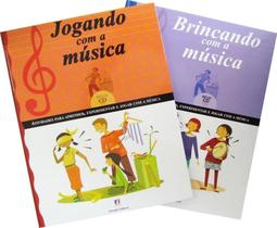 Brincando com a Música, Jogando com a Música - 2 Vol + 2 CDs - Ciranda Cultural