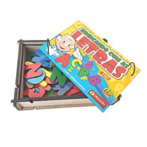 Brincando com as letras 3 kits de alfabeto recortado madeira