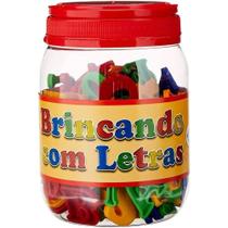 Brincando Com Letras Pote 173 Pcs - Pais e Filhos 2802-1