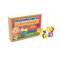 Brincando Com Números - Maninho - Madeira - 4 Anos Com Caixa