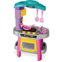 Brincando de Casinha Cozinha Beauty CHEF Rosa Brincando de Casinha Cozinha Beauty CHEF Rosa