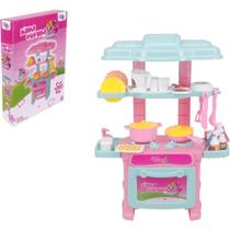 Brincando de Casinha Cozinha Infantil C/ Acessórios GLAM GIRL Brincando de Casinha Cozinha Infantil C/ Acessórios GLAM GIRL