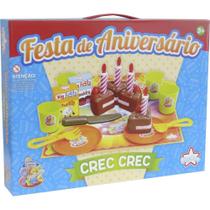 Brincando de casinha crec-crec festa de aniversario