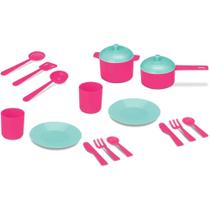 Brincando de Casinha Doce Cozinha Almocinho - KIT Completo de Utensílios Brincando de Casinha Doce Cozinha Almocinho - KIT Completo de Utensílios