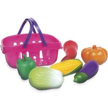 Brincando de Casinha Hortifruti Cestinha 7PCS