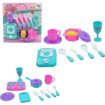 Brincando de casinha kit cozinha 11pcs (s) wellmix unidade