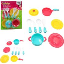 Brincando de Casinha KIT Cozinha Loucura 9 Peças Brincando de Casinha KIT Cozinha Loucura 9 Peças