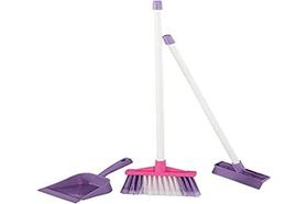 Brincando De Casinha Kit Limpeza Simples Rosa