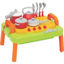 Brincando de Casinha Mesinha BABY Gourmet com Acessórios