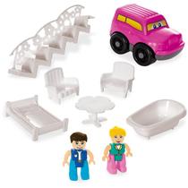 Brincando de casinha sweety home menina c/acessorio maral