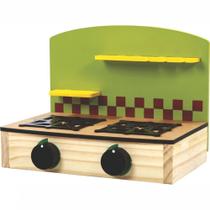 Brincando de Comidinhas - Cooktop - Madeira - 598 - New Art Brincando de Comidinhas - Cooktop - Madeira - 598 - New Art