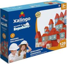 Brincando de Engenheiro 120 Peças Xalingo, Multicor