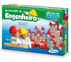 Brincando de engenheiro 200 pecas