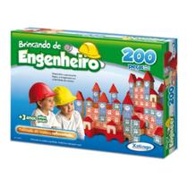 Brincando de Engenheiro 200 Peças Xalingo