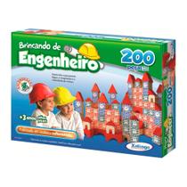 Brincando de Engenheiro 200 Peças - Xalingo
