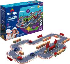 Brincando De Engenheiro 70 Peças Corrida Xalingo 52773