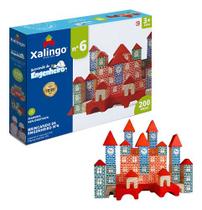 Brincando De Engenheiro Blocos De Montar 200 Peças Xalingo