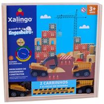 Brincando de Engenheiro Construtor 53 Peças Xalingo