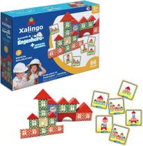 Brincando De Engenheiro E Jogo Da Memória 66 Peças - Xalingo