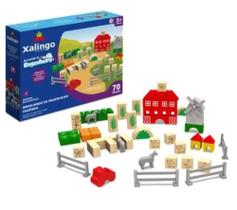 Brincando De Engenheiro Fazenda 70 Peças 5461.0 Xalingo