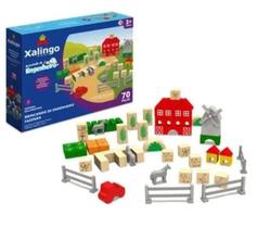 Brincando De Engenheiro Fazenda 70 Peças 5461.0 Xalingo