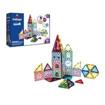 Brincando de Engenheiro Magnético 44 Peças Xalingo