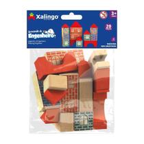 Brincando de Engenheiro Mini Pacote 20 peças Xalingo