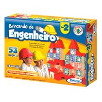 Brincando de Engenheiro nº 2 53 Peças - Xalingo