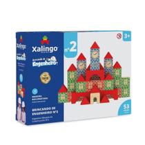 Brincando de Engenheiro nº2 - Blocos de Montar 53 Peças Xalingo