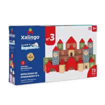 Brincando de Engenheiro nº3 - Blocos de montar 73 Peças Xalingo