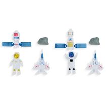 Brincando de Profissões Astronauta Explorador com Satélite e Jato