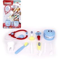 Brincando de Profissões Kit Dentista 12 Peças - Wellmix