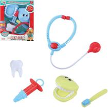 Brincando de profissoes kit dentista 5 pecas - WELLMIX