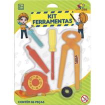 Brincando De Profissões Kit Ferramenta C/6Pcs - GNA