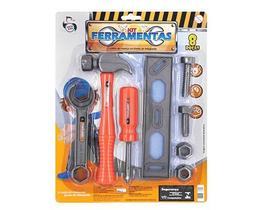Brincando De Profissoes Kit Ferramentas Pequeno 8Pcs Brincando De Profissoes Kit Ferramentas Pequeno 8Pcs
