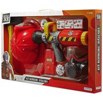 Brincando de Ser Kit Bombeiro Com Mascara MULTIKIDS Brincando de Ser Kit Bombeiro Com Mascara MULTIKIDS