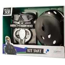 Brincando de Ser Kit Policia Swat com Óculos Multikids BR966 Brincando de Ser Kit Policia Swat com Óculos Multikids BR966