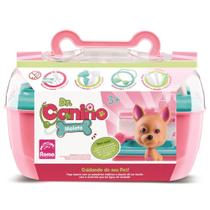 Brincando de Veterinário Conjunto Maleta Rosa Dr Canino Roma